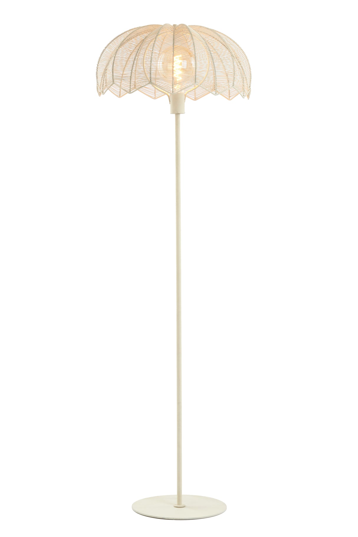 Espelo Cream Floor Lamp - 150 cm Elegance