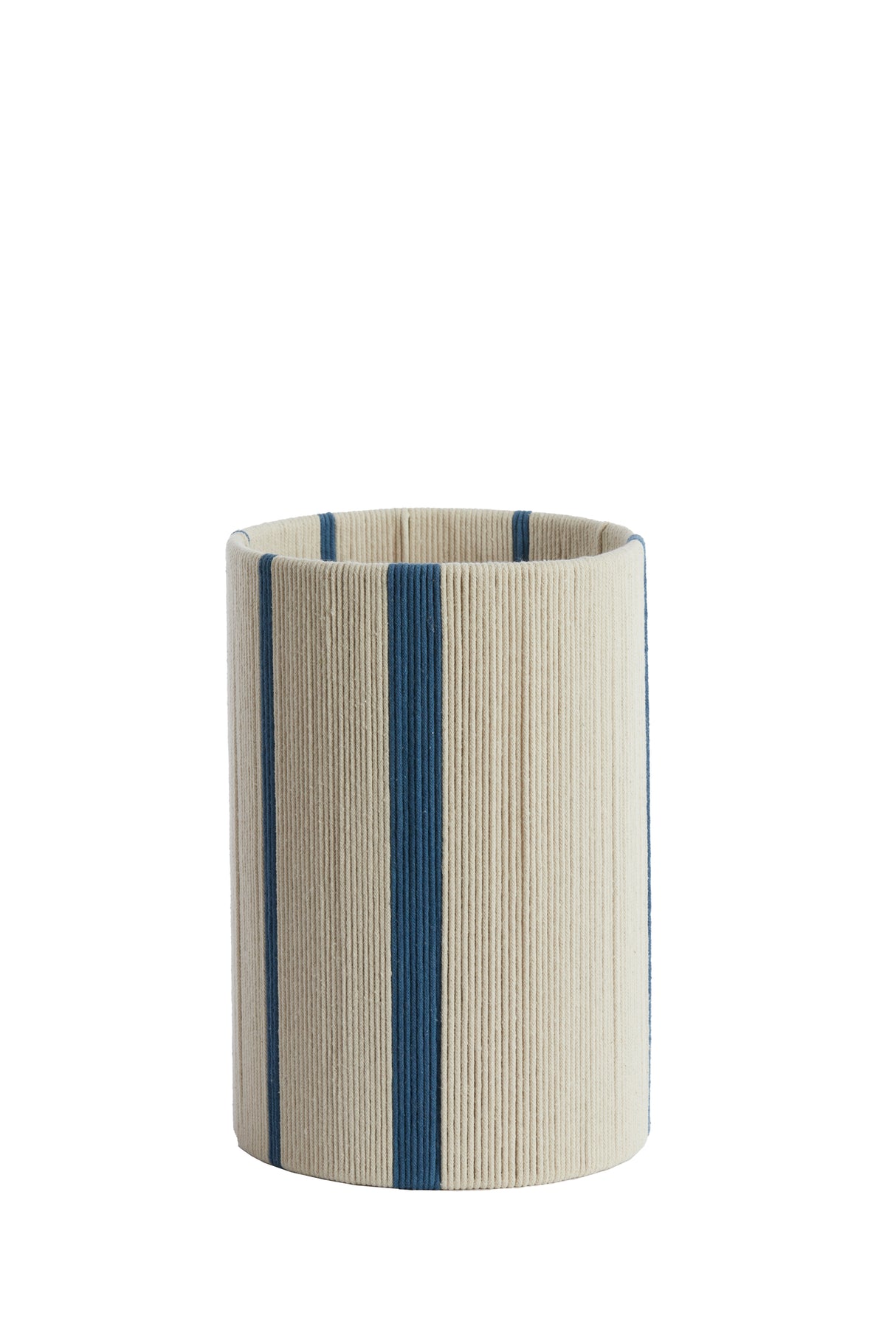 Cream and Blue Medan Shade Cylinder 20-20-30 cm