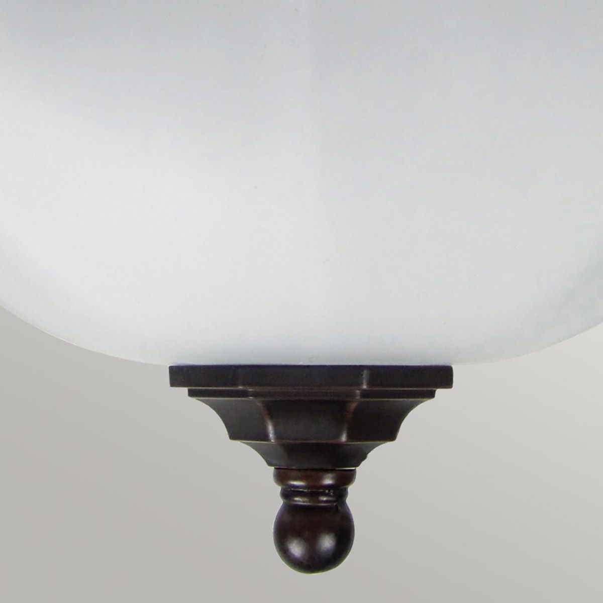 Fairford 1 Light Flush Lantern Old Bronze