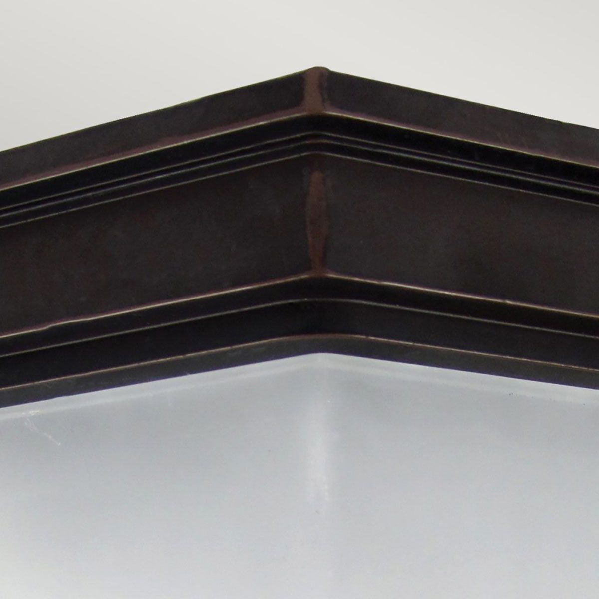 Fairford 1 Light Flush Lantern Old Bronze