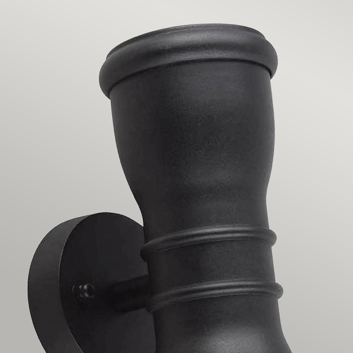 Malvern 2 Light Up & Down Lantern Black