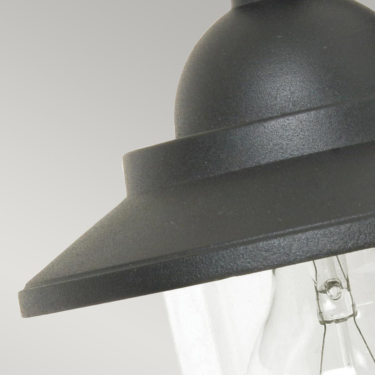Sandown 1 Light Wall Lantern Black