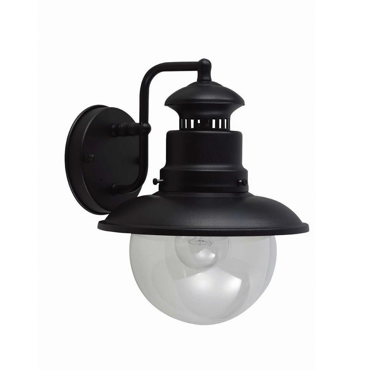 Shipston 1 Light Wall Lantern Black