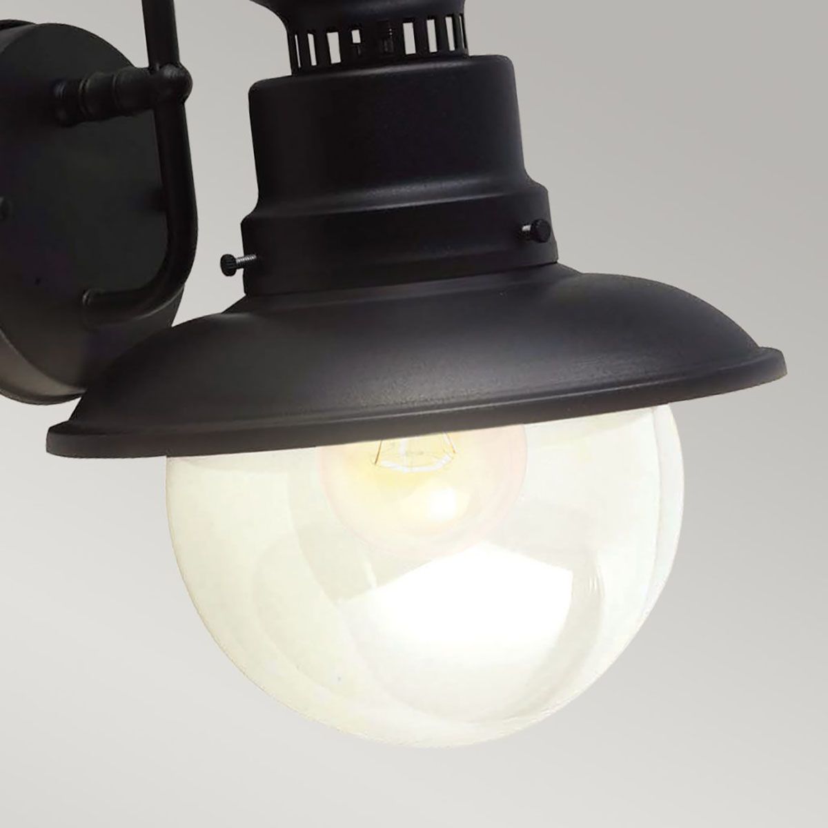 Shipston 1 Light Wall Lantern Black
