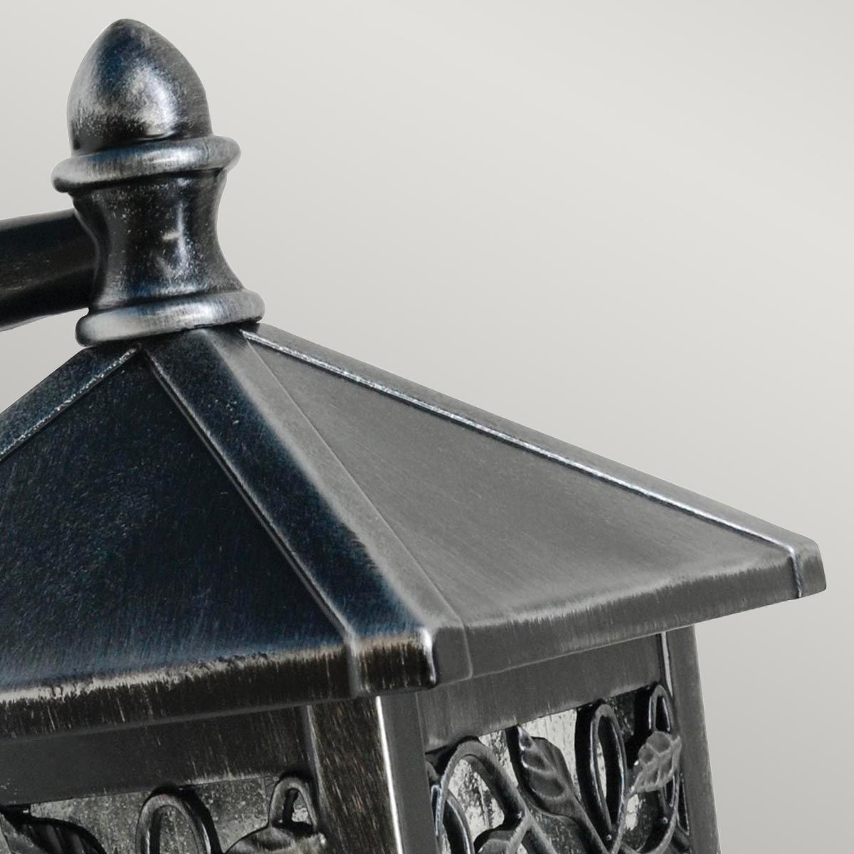 Winchcombe 1 Light Wall Lantern Black/Silver
