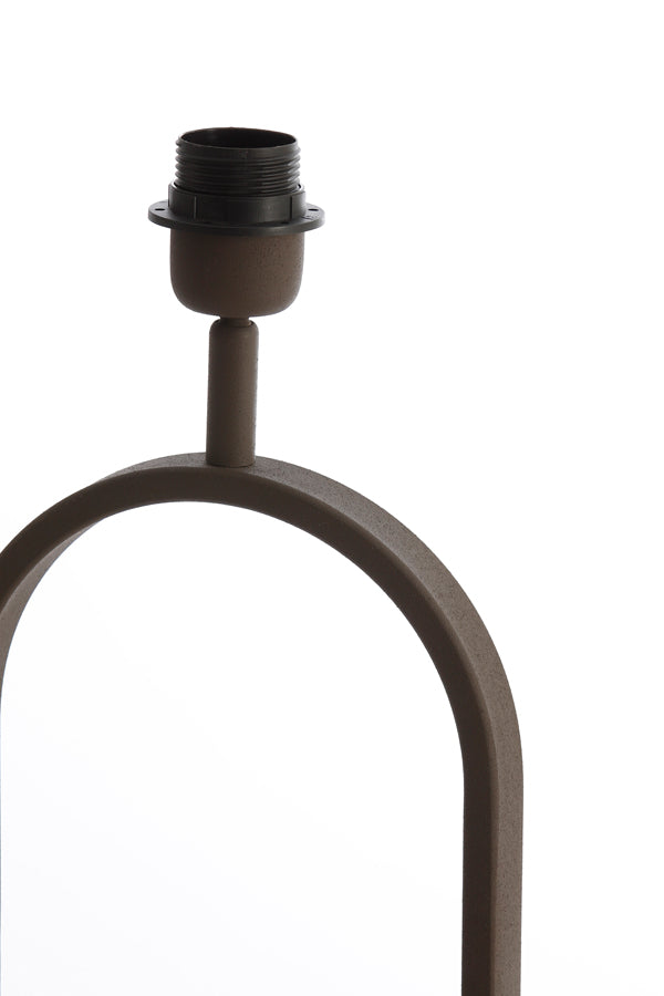 Rustic Elegance: Jamiri Brown Lamp Stand 20x13x55 cm