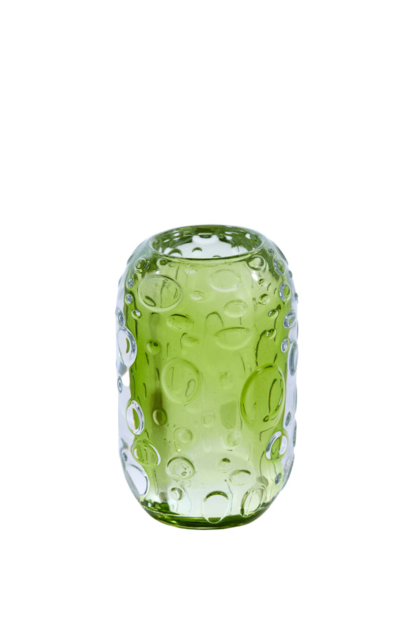 Finley Light Green Glass Tealight Holder Ø8x13 cm