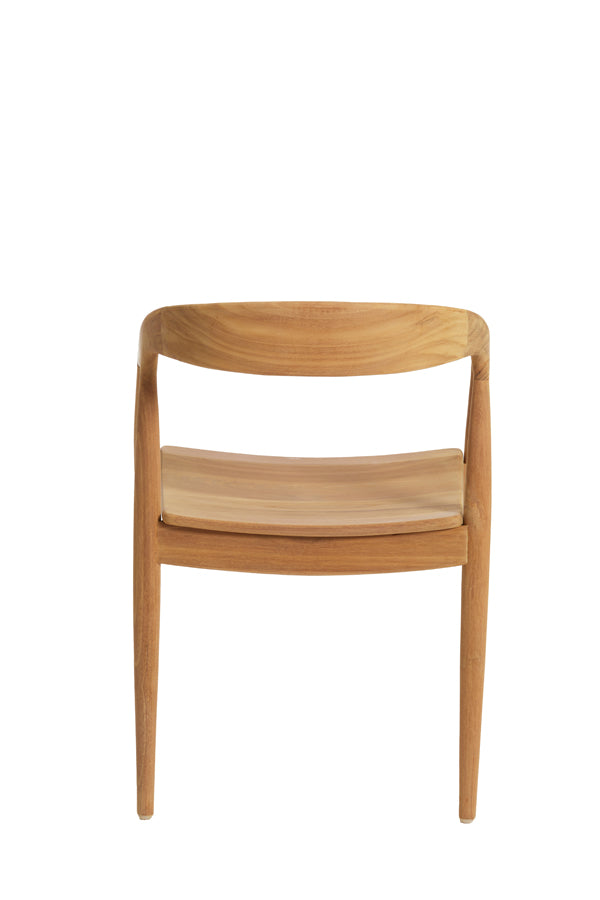 Elegant Natural Wood Dining Chair 60x58x83 cm
