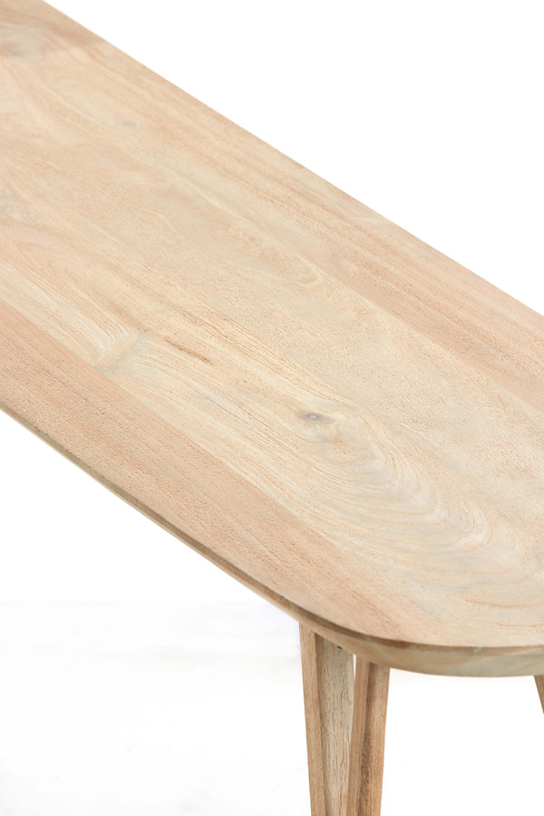 Natural Mango Wood Console 160x44x82 cm - Quenza Collection