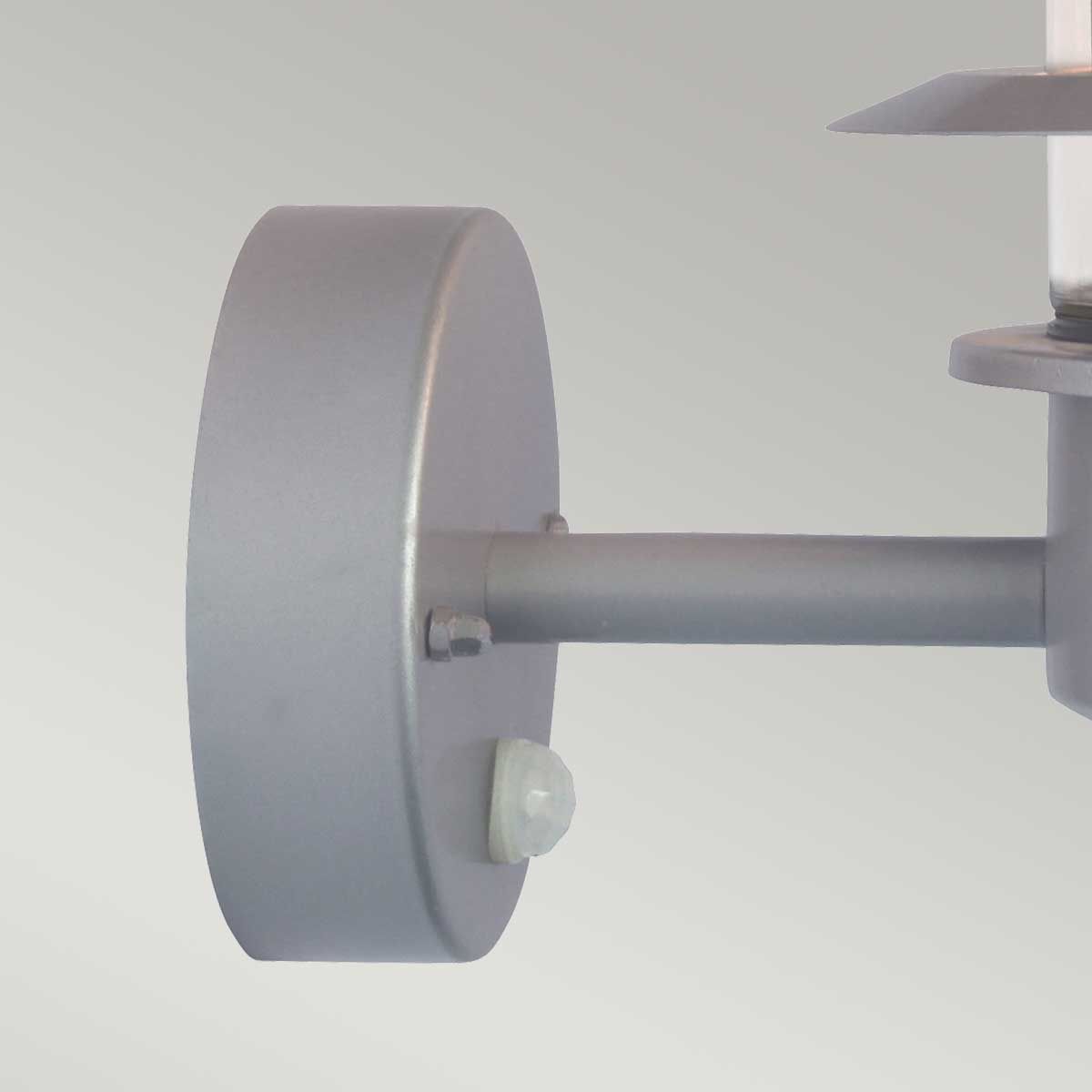 Helsingor PIR Outdoor Wall Lantern in Sleek Stainless Steel