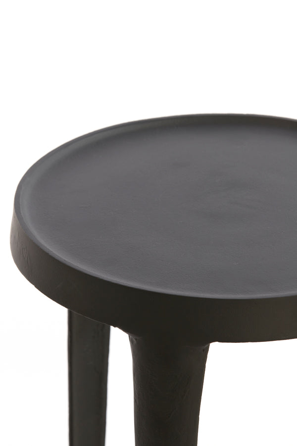 Sleek Series Set: Tobias Black Pillars Ø30x80 & Ø35x100 cm