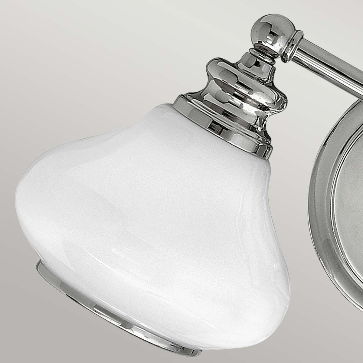 Ainsley Dual-LED Chrome Bathroom Wall Sconce