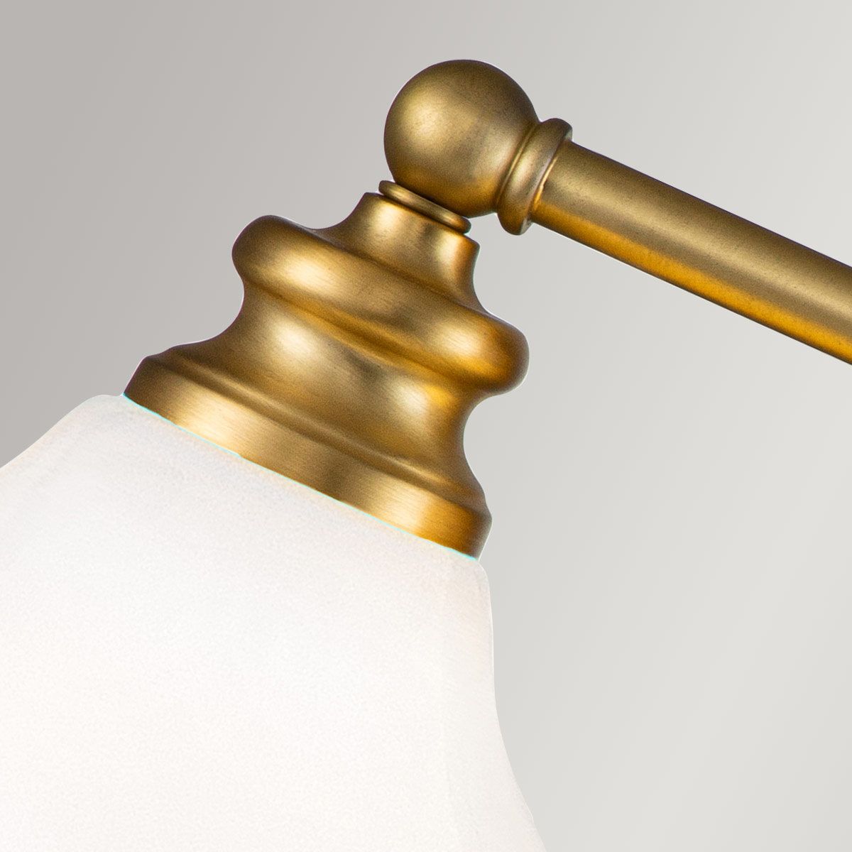 Ainsley Brushed Brass 3-Light Bathroom Wall Fixture