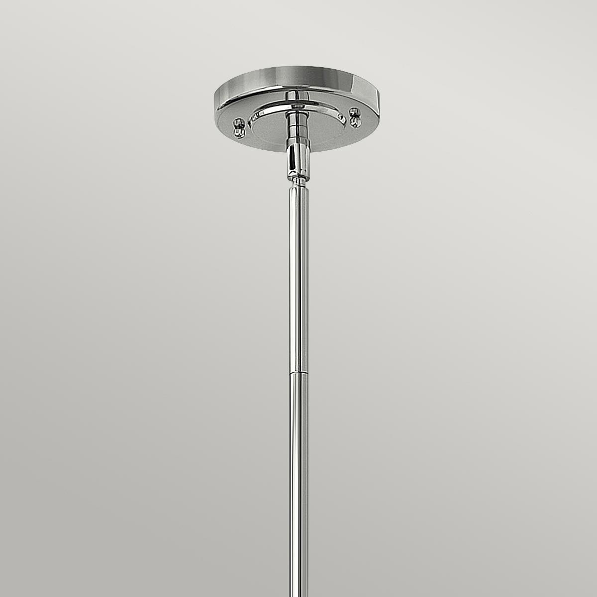 Amelia Frost Medium Chrome Pendant Light