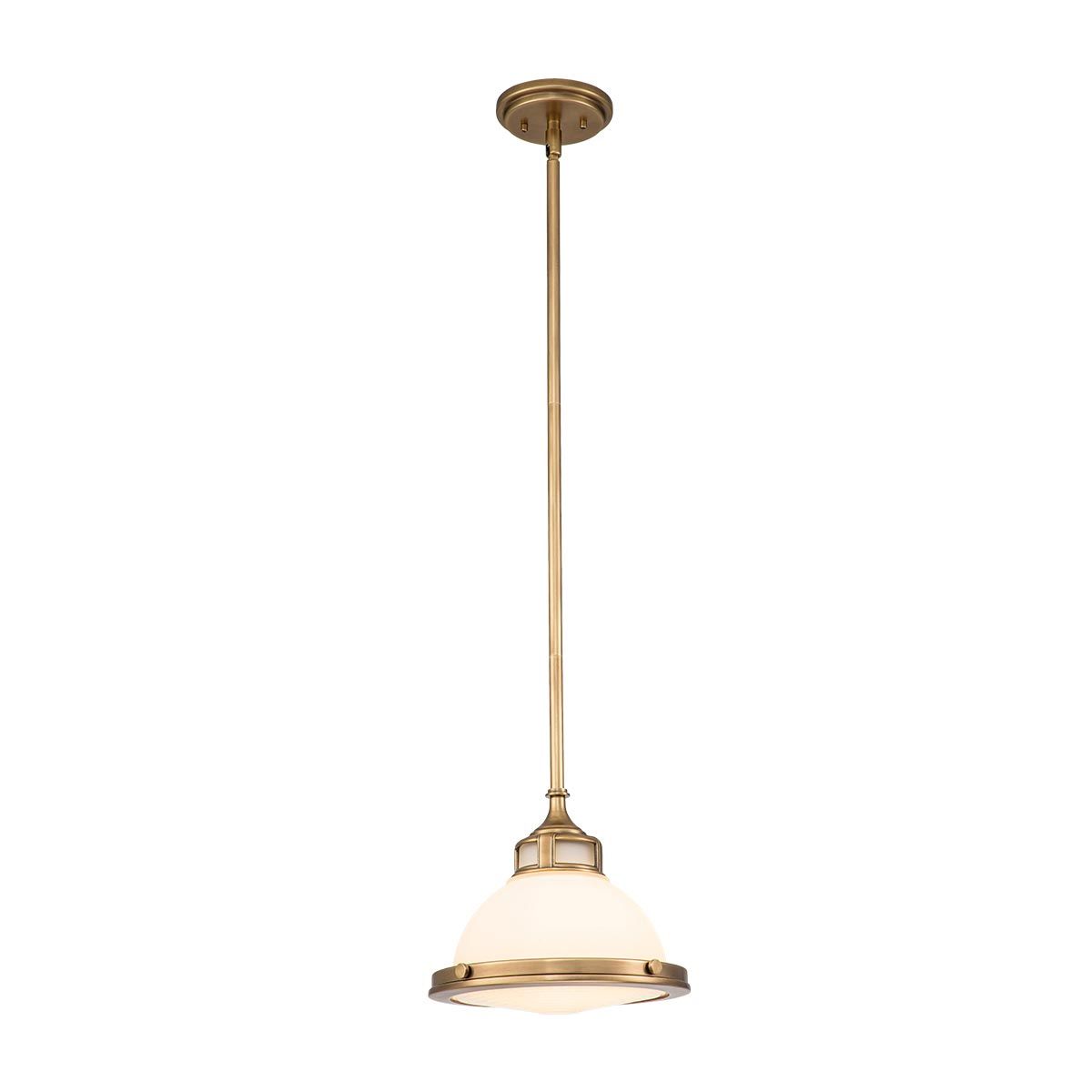 Amelia Heritage Brass Mini Pendant Light