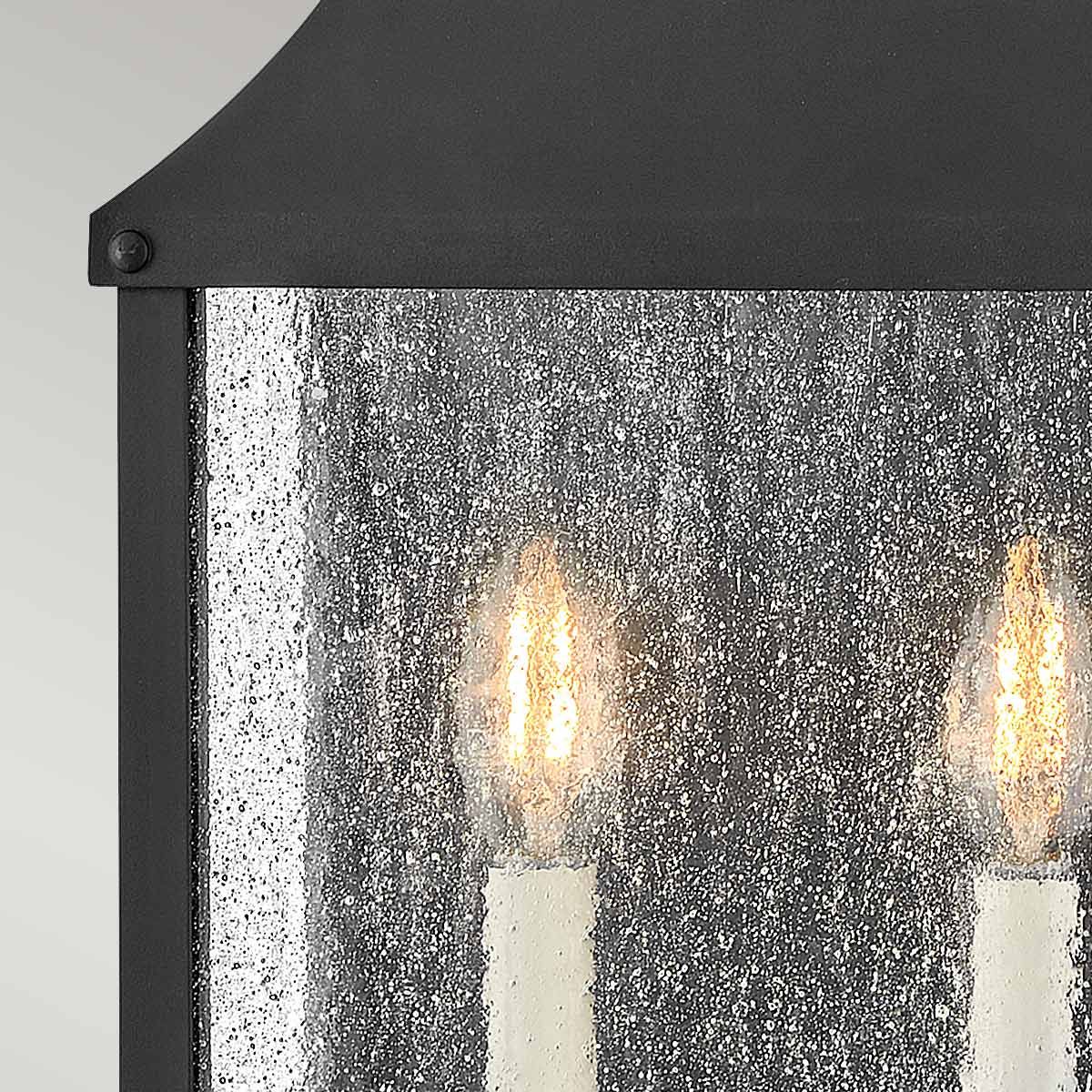 Beacon Hill 2lt Half Wall Lantern Museum Black