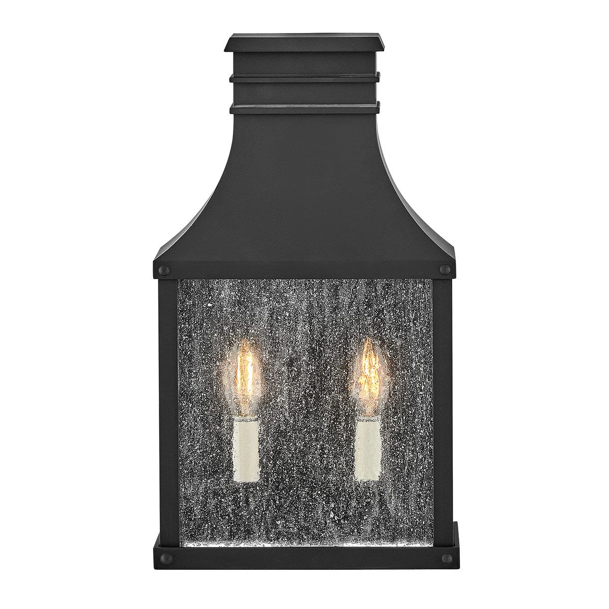 Beacon Hill 2lt Half Wall Lantern Museum Black