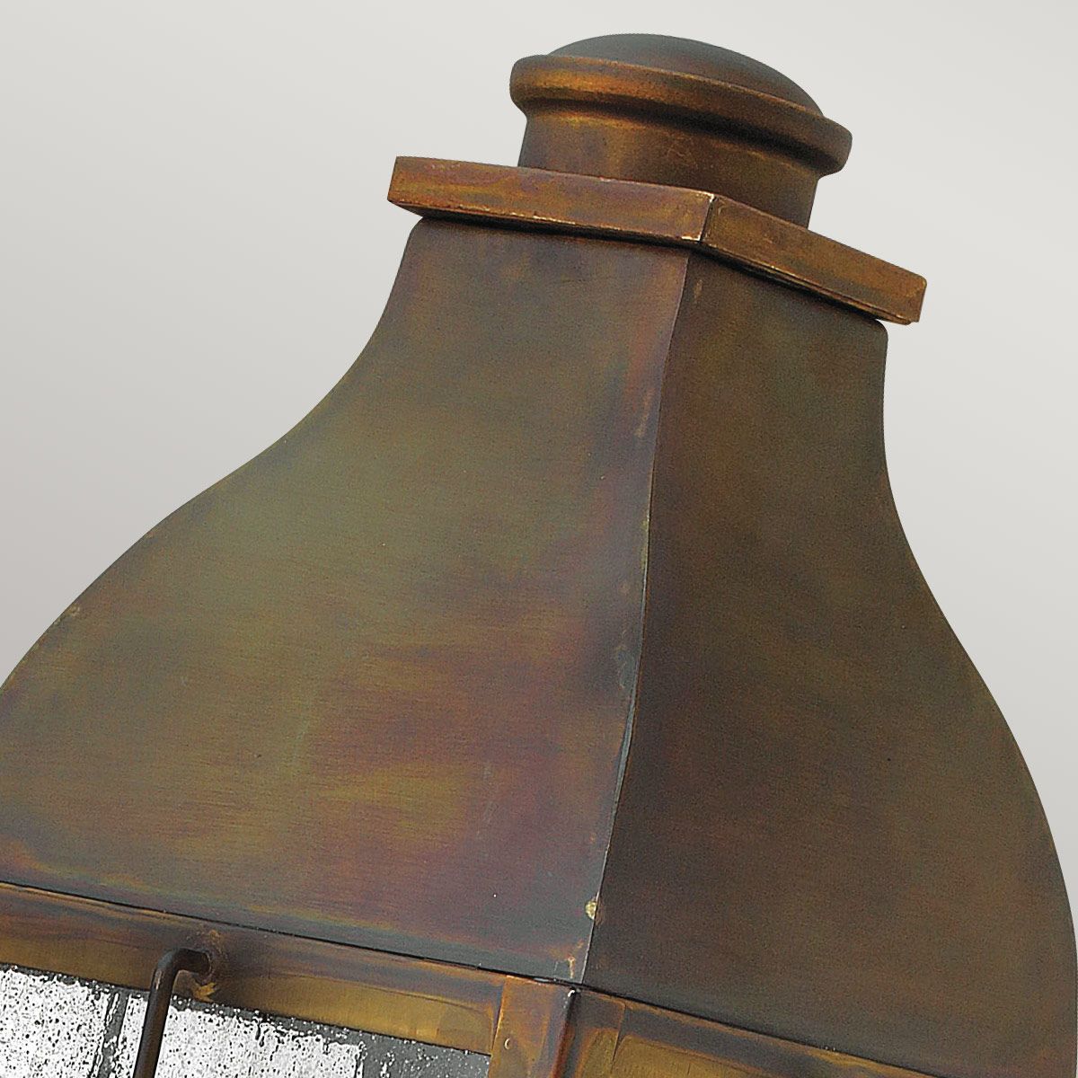 Vintage Nautical 3-Light Wall Lantern in Sienna Finish