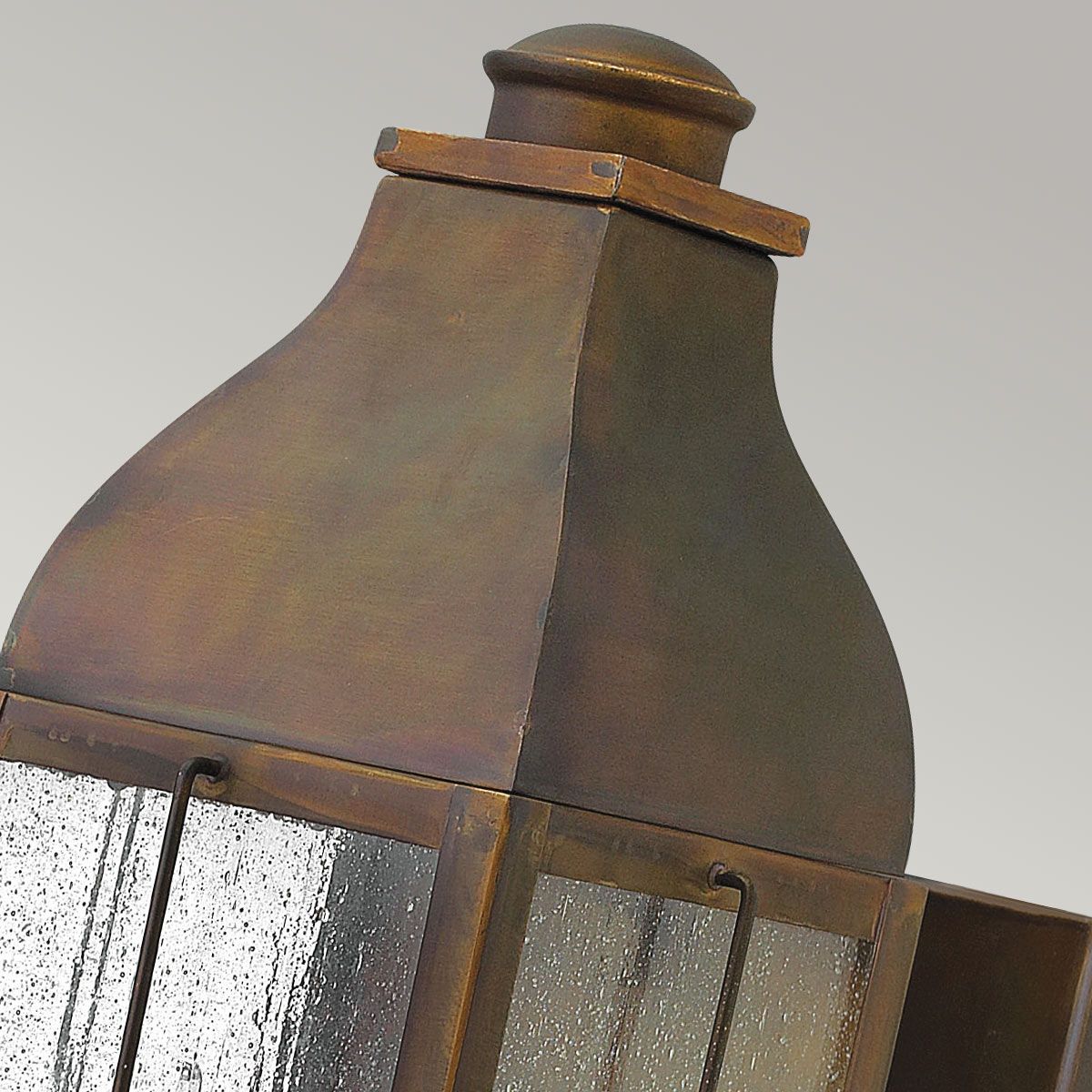 Bingham 3-Light Medium Sienna Brass Wall Lantern