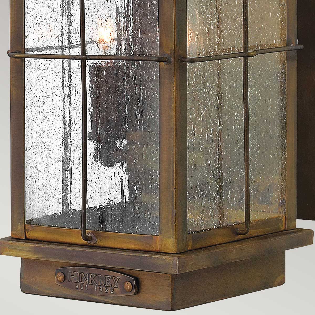 Bingham 3-Light Medium Sienna Brass Wall Lantern