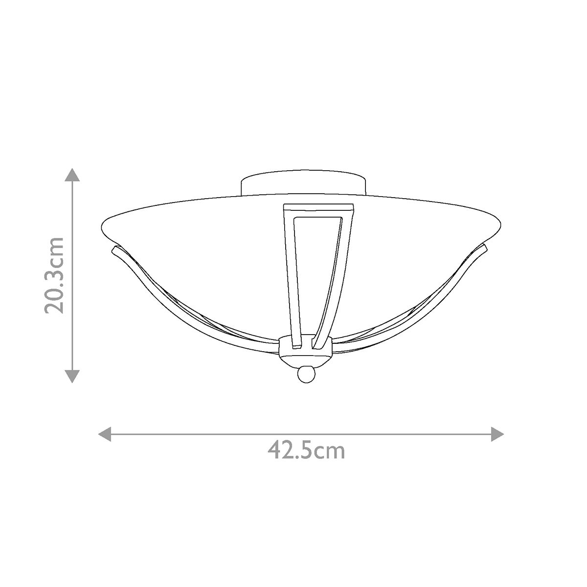 Brushed Elegance: Bolla Dual Light Fixture
