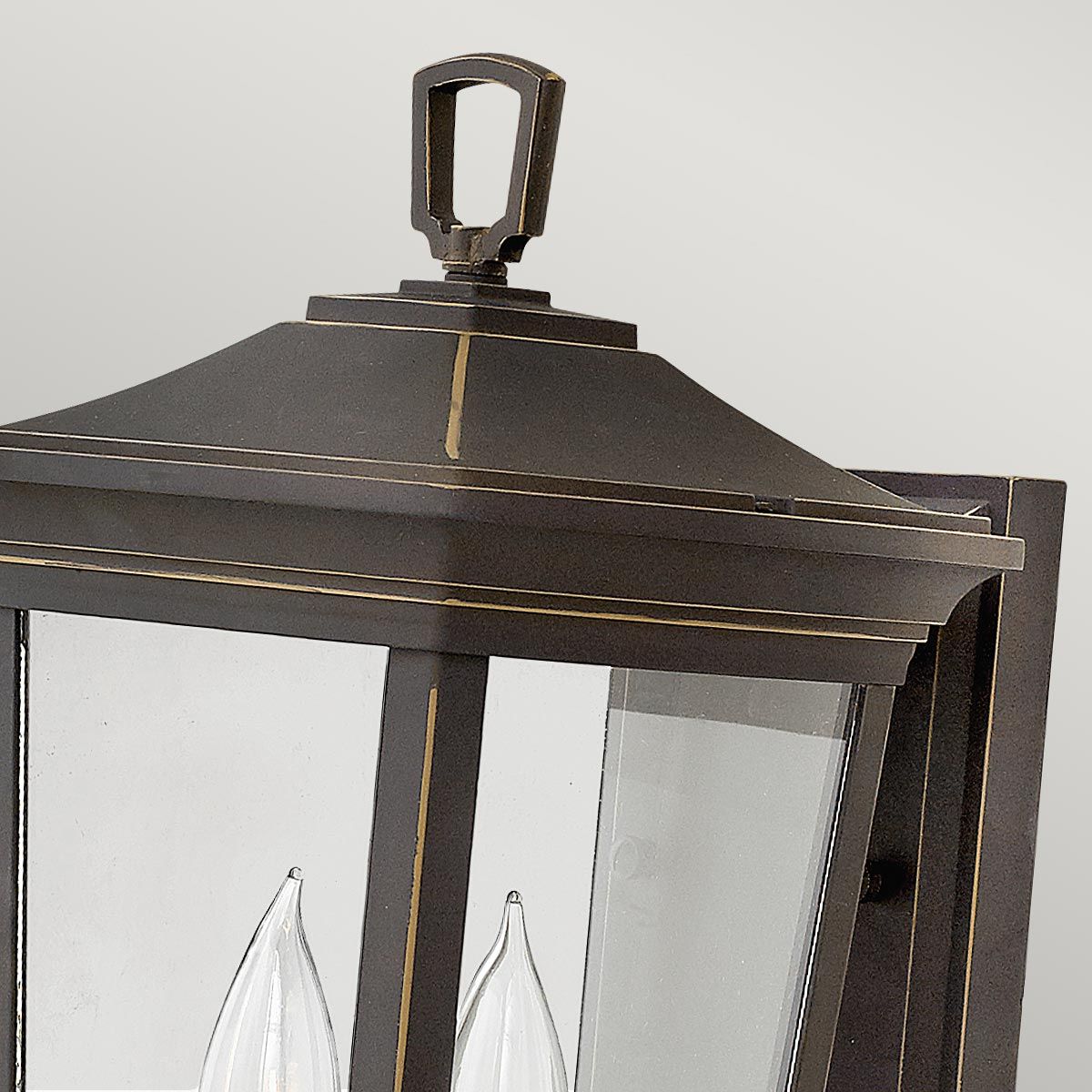 Bromley Distinguished Double Light Wall Lantern in Oil Rubbed Bronze