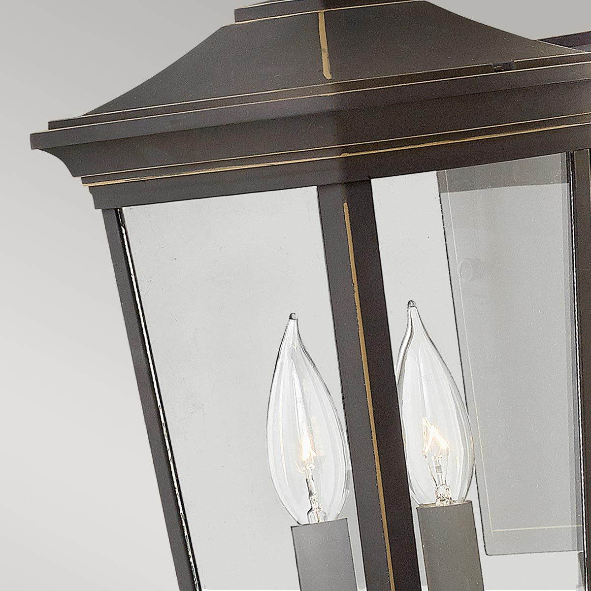 Bromley Distinguished Double Light Wall Lantern in Oil Rubbed Bronze