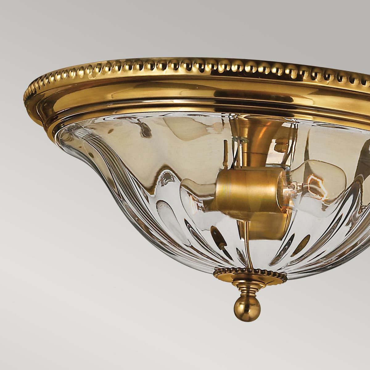 New England Brass Flush Light