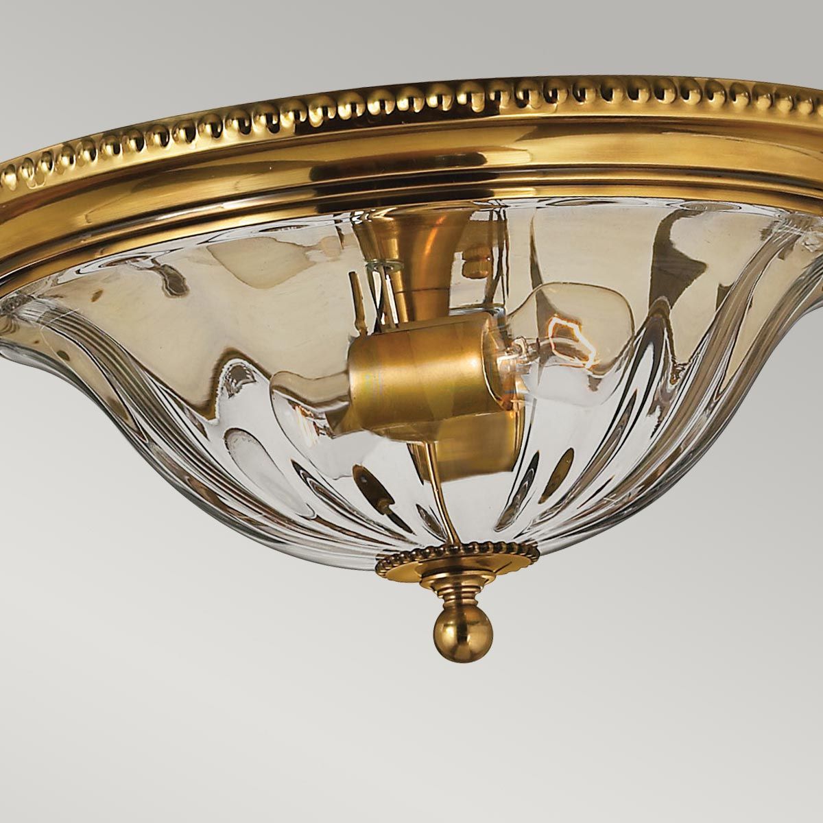 New England Brass Flush Light