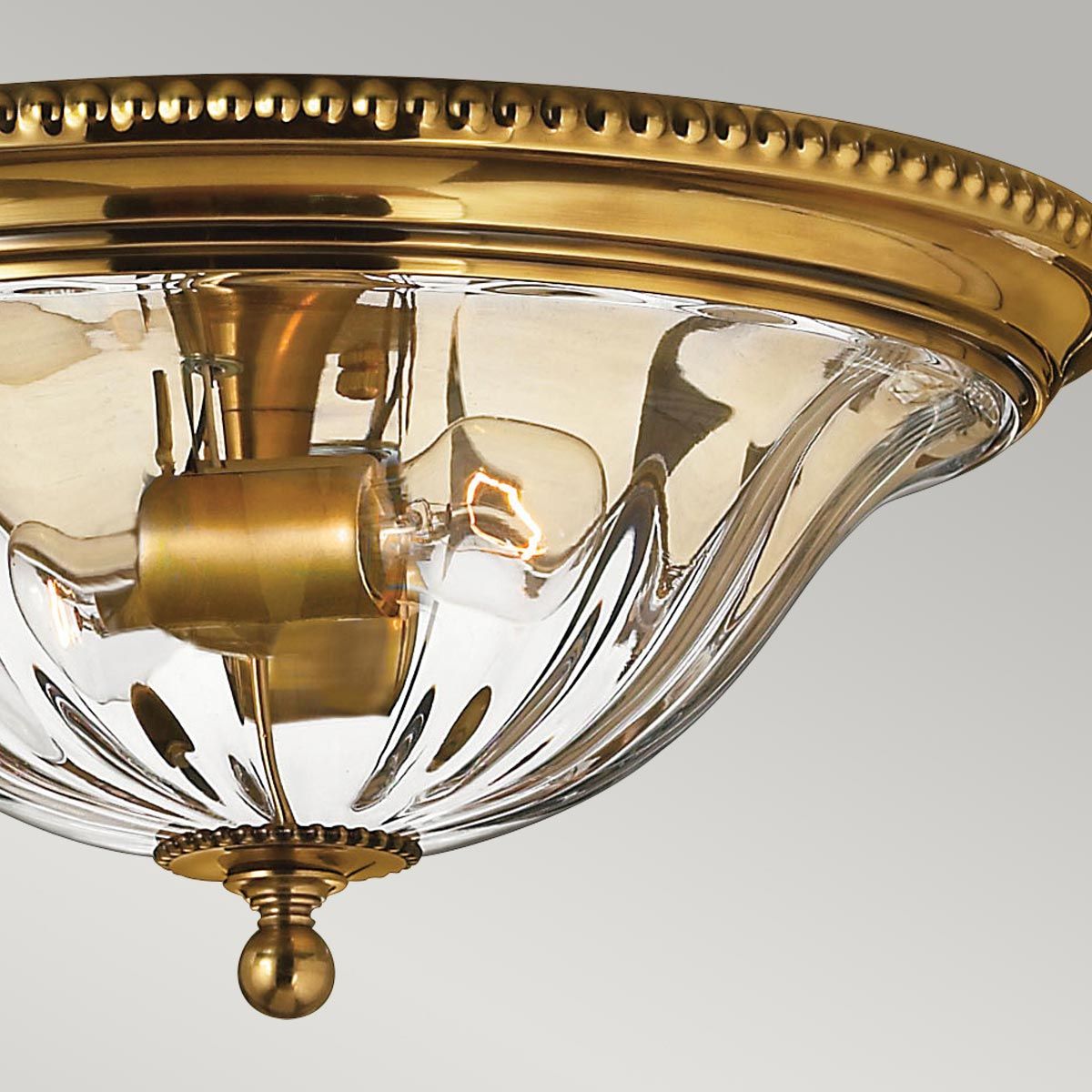 New England Brass Flush Light