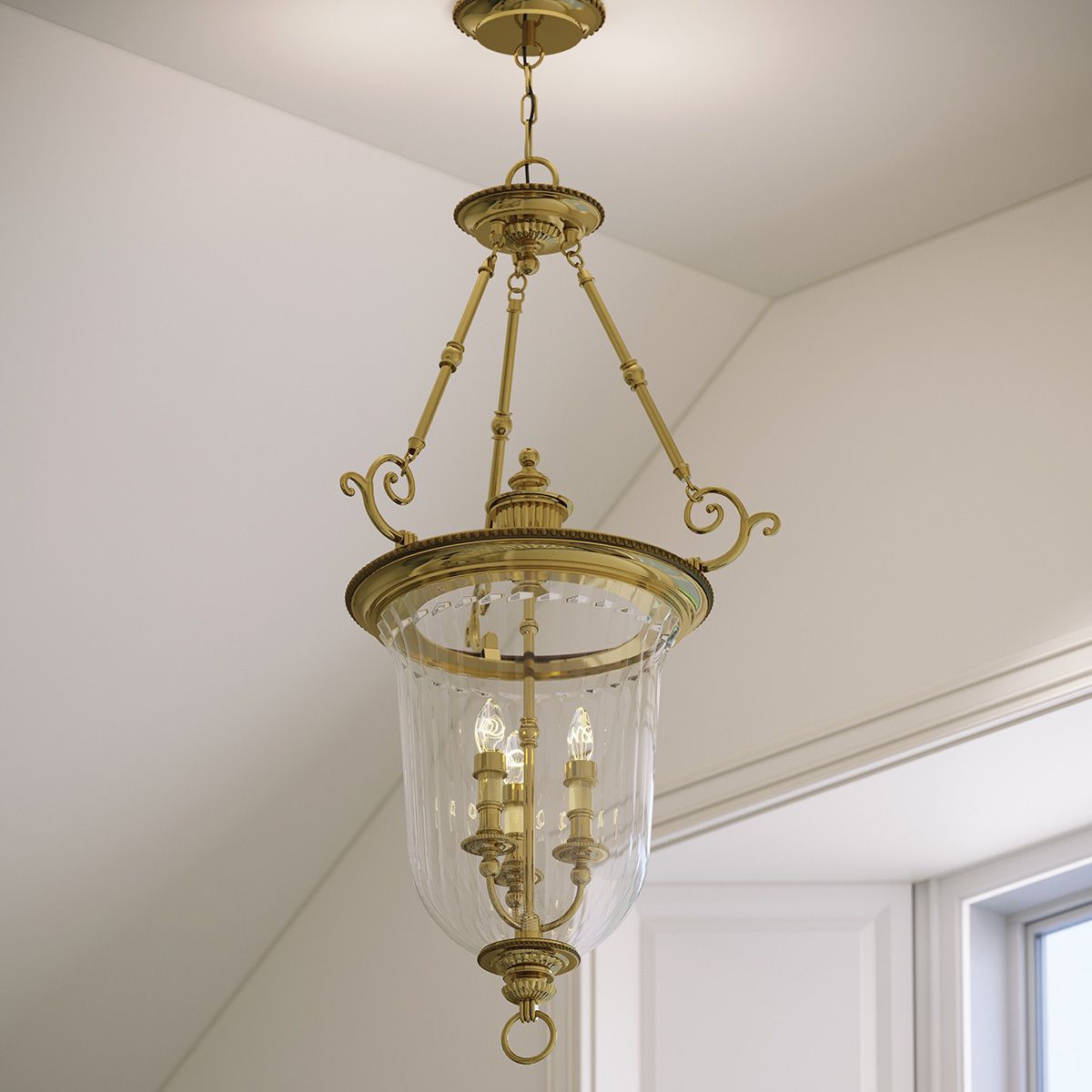 Cambridge Grandeur Brass Pendant Light