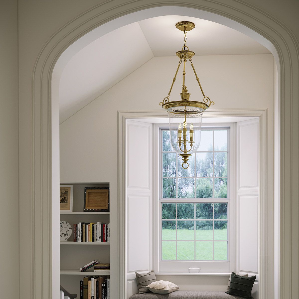 Cambridge Grandeur Brass Pendant Light