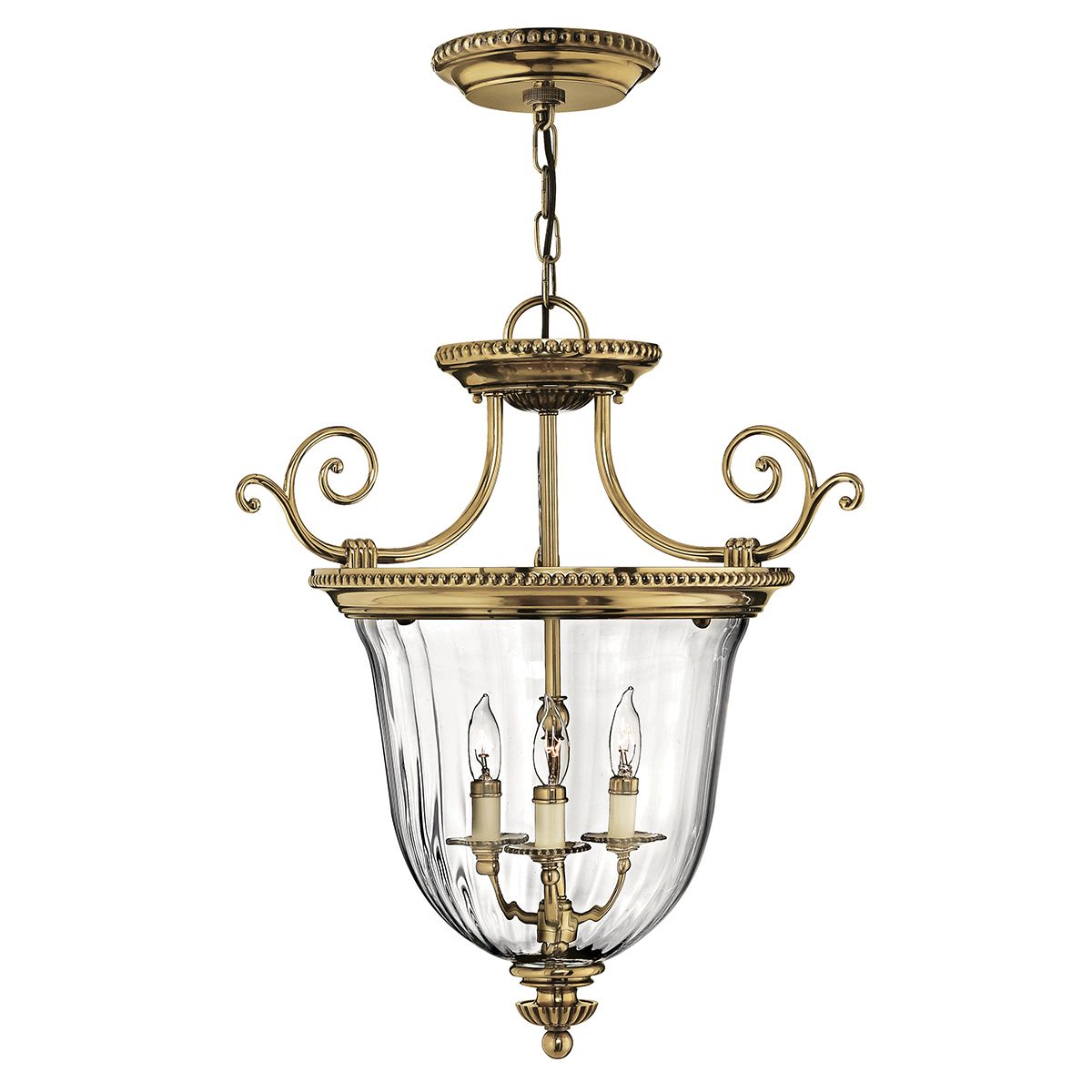 Cambridge Classic Brass Pendant Light