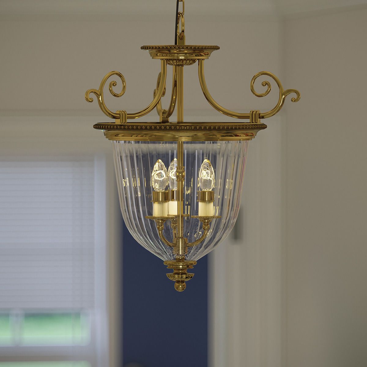 Cambridge Classic Brass Pendant Light
