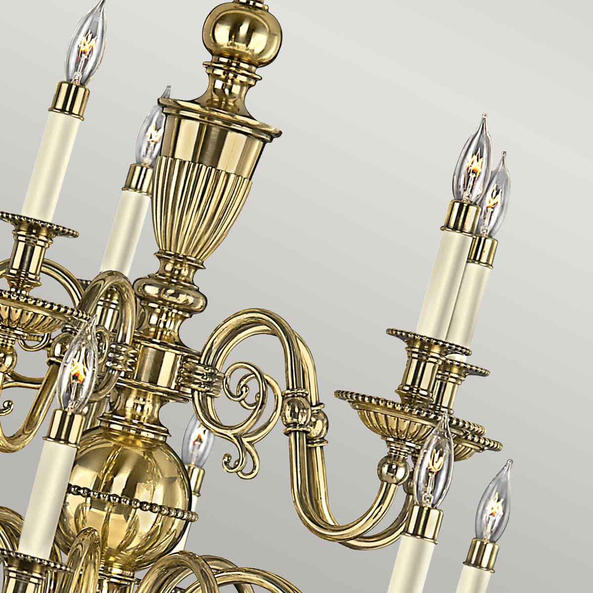 Cambridge Classic 15-Light Brass Chandelier
