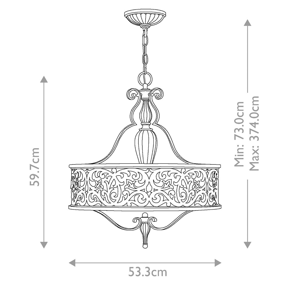 Carabel Elegance Pendant Light