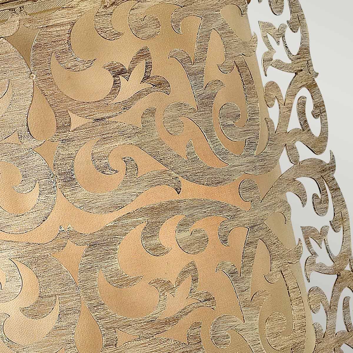Elegant Carabel Brushed Champagne Wall Fixture