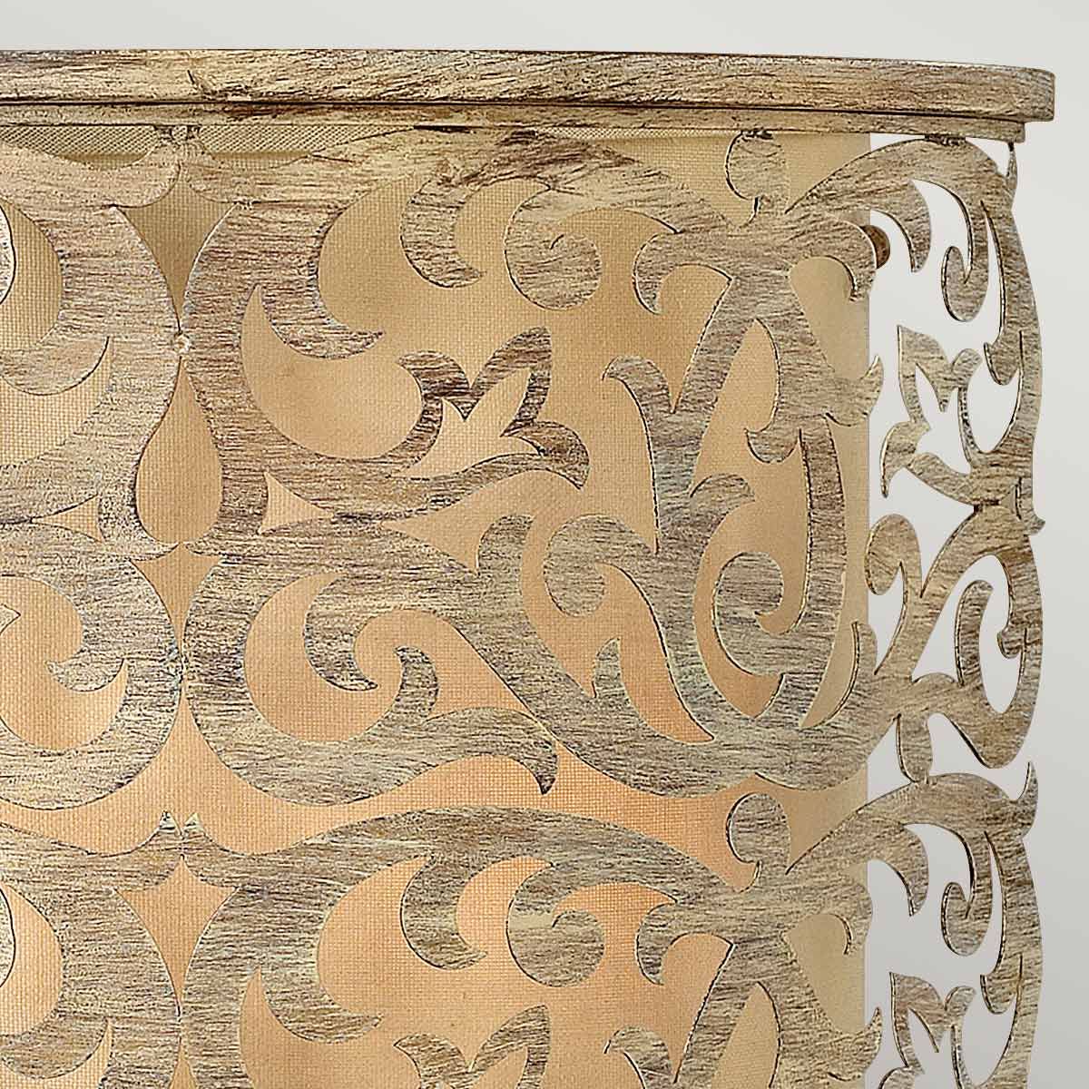 Elegant Carabel Brushed Champagne Wall Fixture