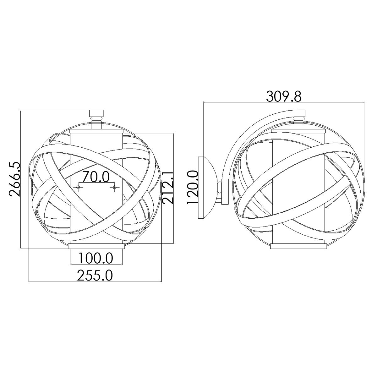 Carson Vintage Iron Outdoor Wall Lantern