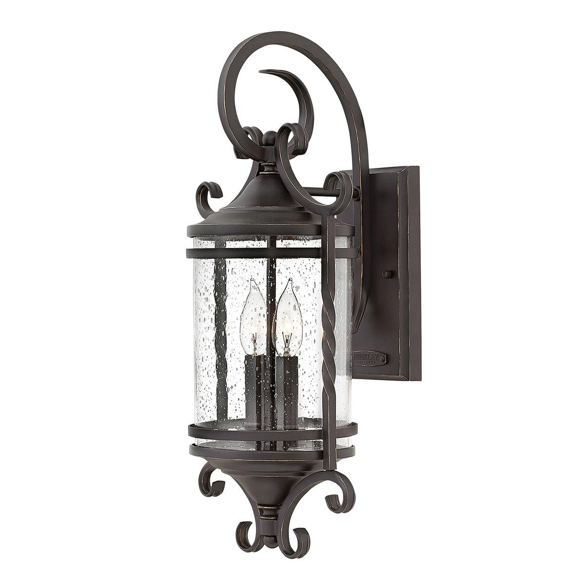Casa Rustic Black Dual-Light Outdoor Lantern