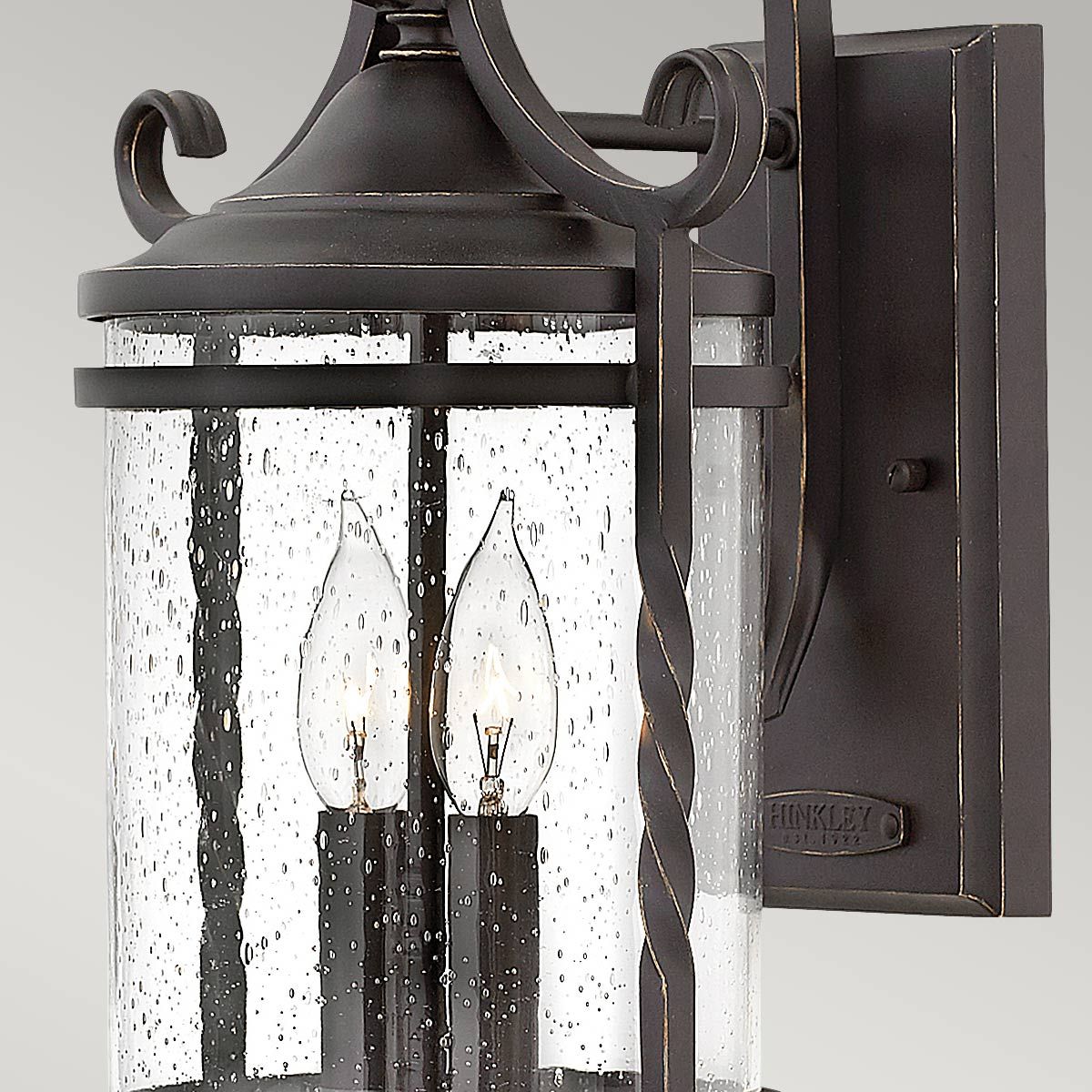 Casa Rustic Black Dual-Light Outdoor Lantern