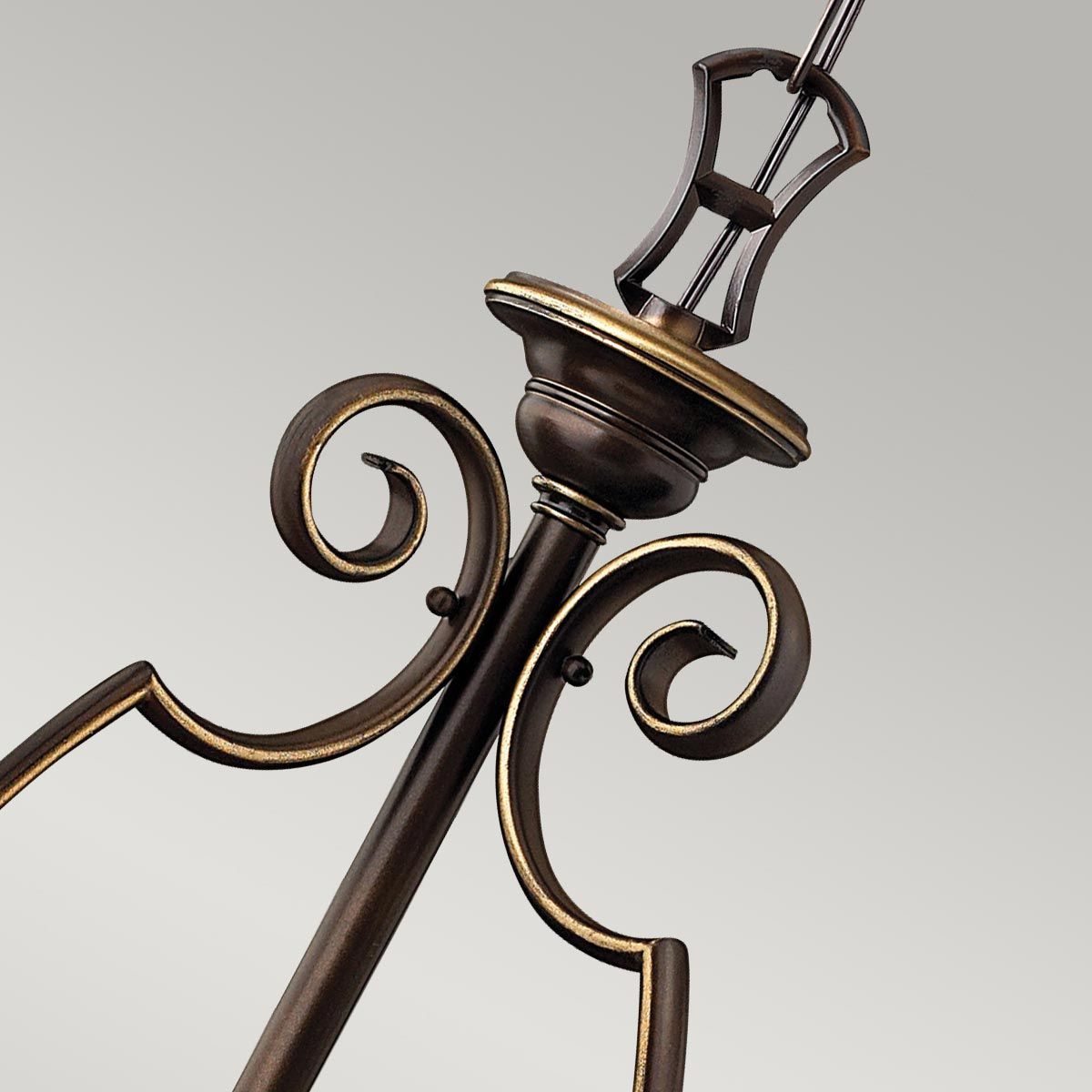 Elegance in Bronze: 6-Light Chandelier