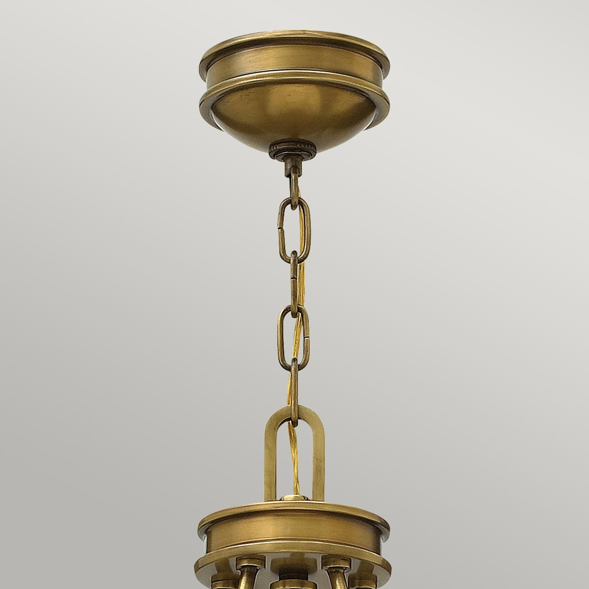 Heritage Brass Collier 5-Light Mid-Century Chandelier