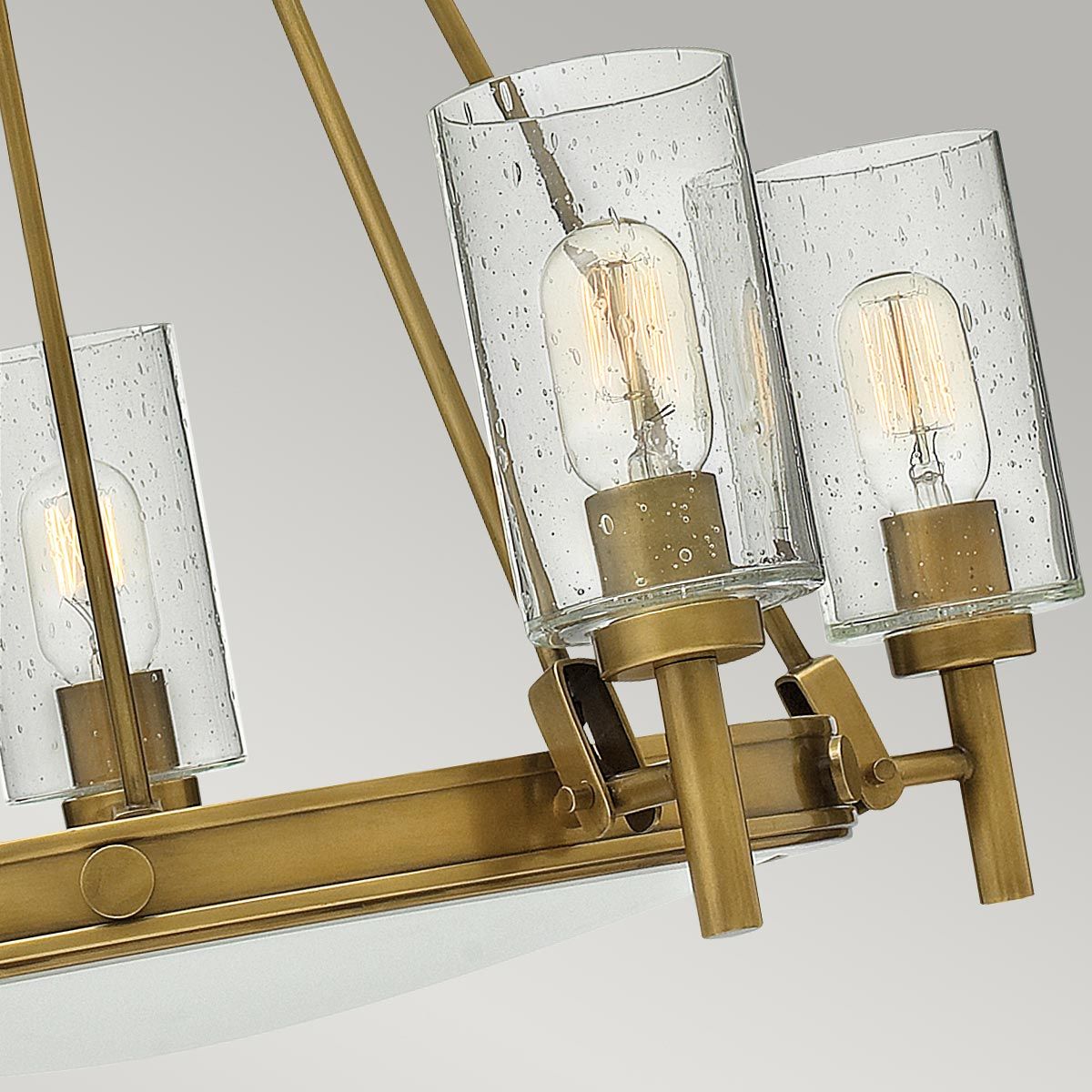 Heritage Brass Collier 5-Light Mid-Century Chandelier