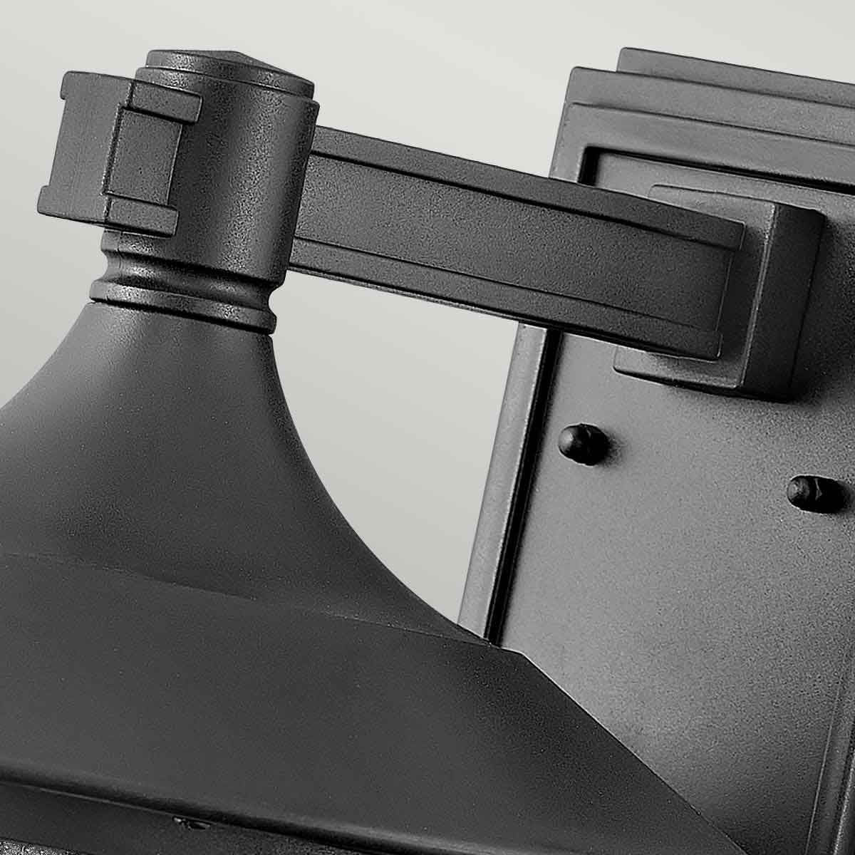 Freeport Large Textured Black Outdoor Wall Lantern