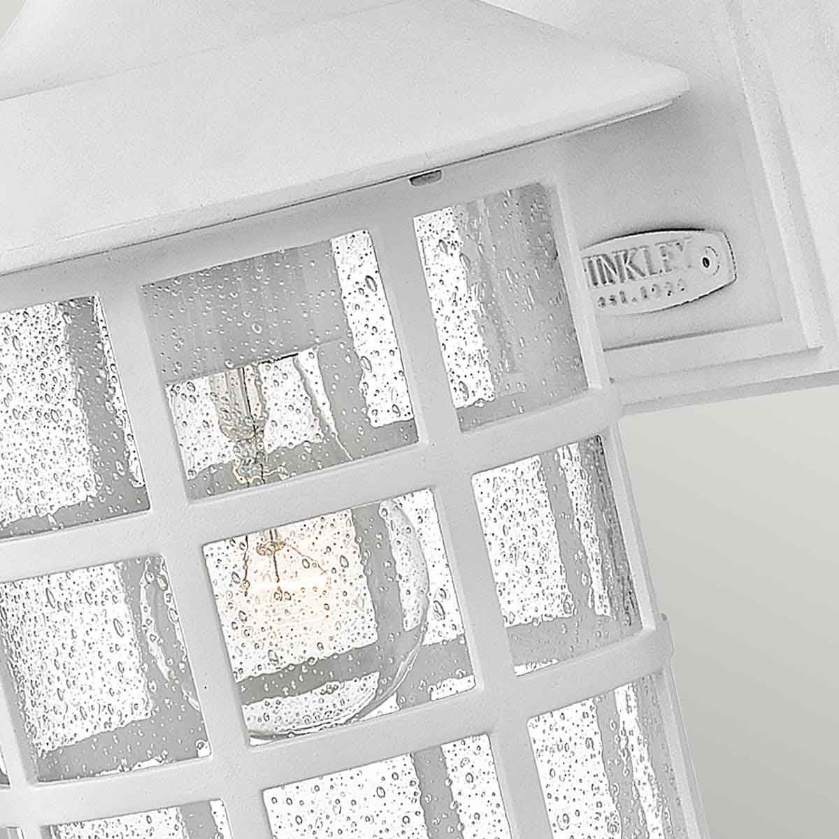 Freeport Medium Exterior Wall Lantern in Textured White