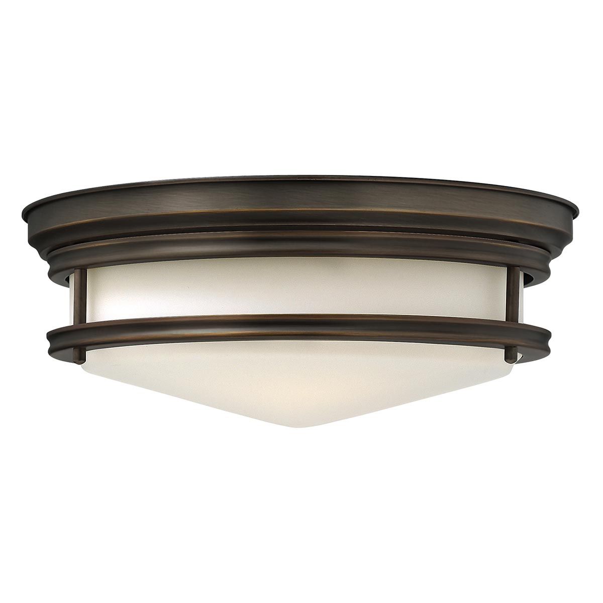 Hadley 3-Light Flush Mount in Oil Rubbed Bronze Finish