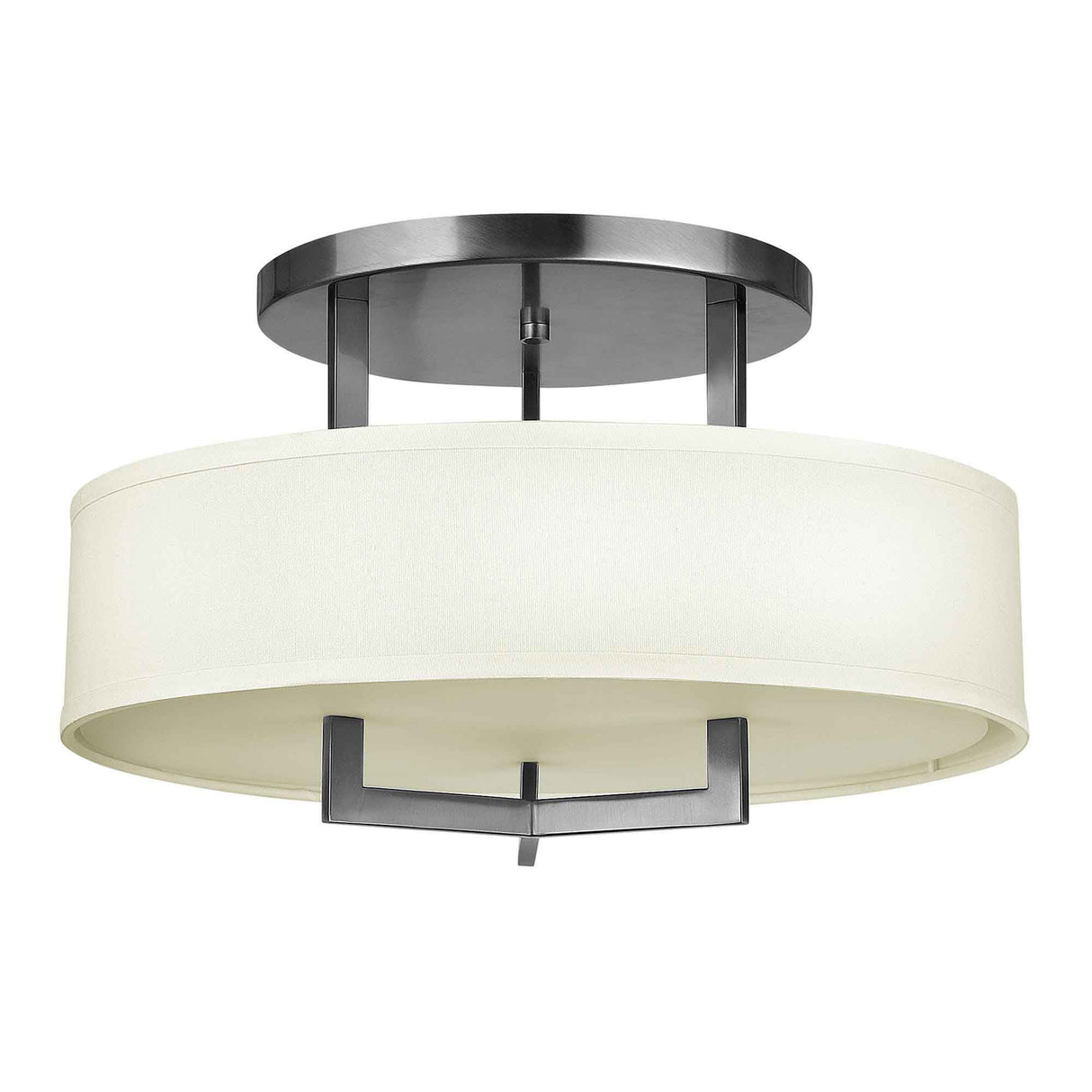 Hampton Antique Nickel Urban Sophistication Ceiling Light