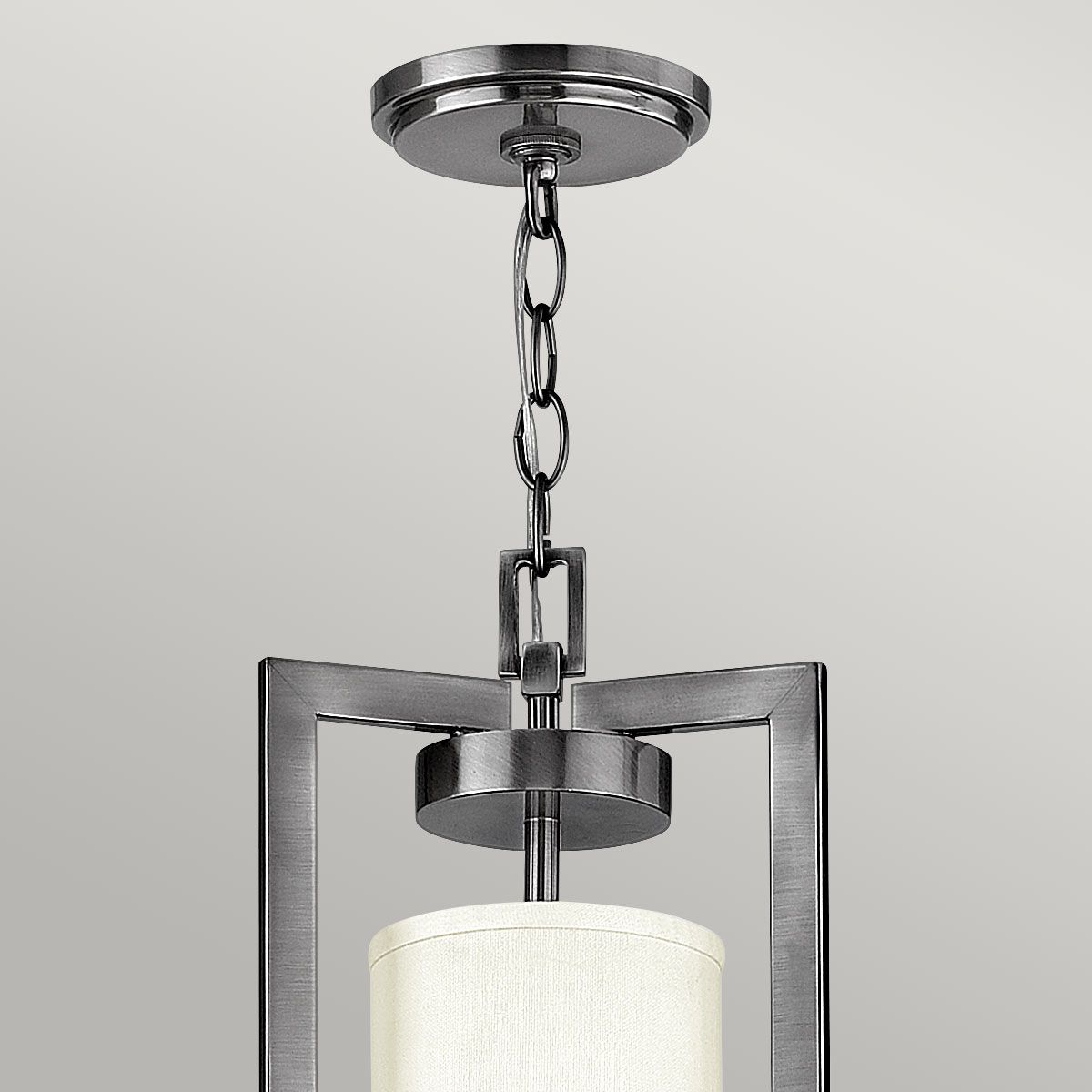 Hampton 4-Light Modern Chained Chandelier in Antique Nickel