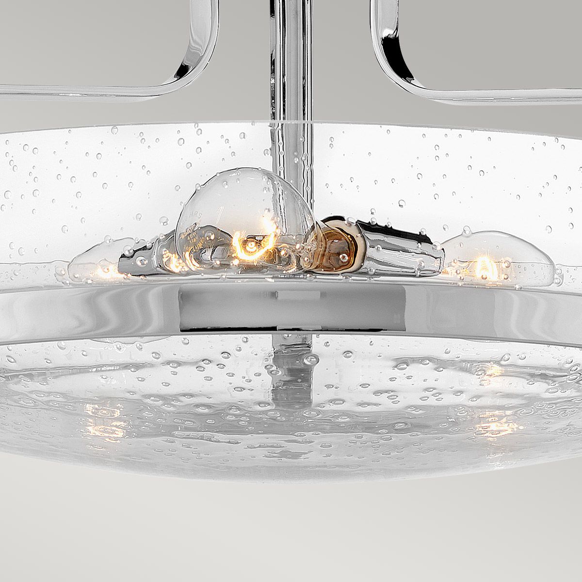 Harper 3 Light Medium Semi-Flush Polished Chrome